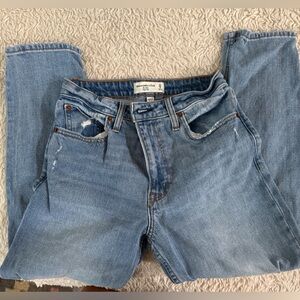Abercrombie mom high rise